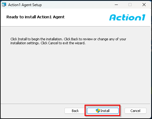 KB – Installing Action1 Agent – JUST406